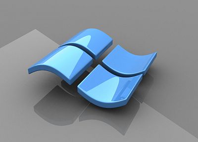 Microsoft Windows, logos, glossy texture - random desktop wallpaper