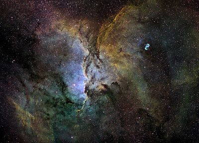 outer space, nebulae - duplicate desktop wallpaper