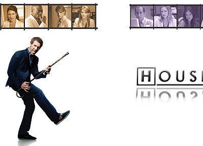 Hugh Laurie, Gregory House, House M.D. - random desktop wallpaper