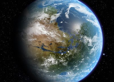 outer space, planets, Earth - random desktop wallpaper