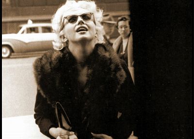 sepia, Marilyn Monroe - duplicate desktop wallpaper