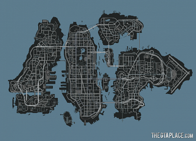 video games, Grand Theft Auto, maps, GTA IV - related desktop wallpaper