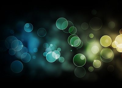 abstract, bubbles, bokeh - related desktop wallpaper