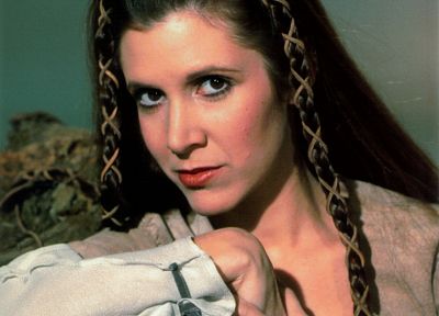 Star Wars, Carrie Fisher, Leia Organa - duplicate desktop wallpaper