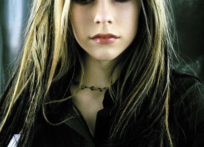 blondes, women, Avril Lavigne - duplicate desktop wallpaper