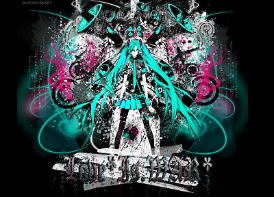 Vocaloid, Hatsune Miku, Love is War, twintails - random desktop wallpaper