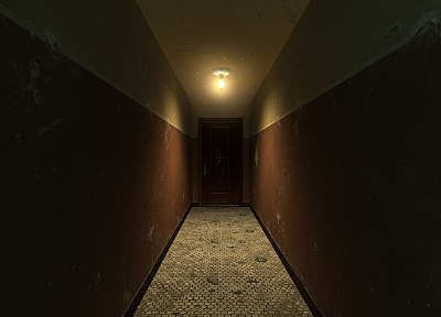 Half-Life, hallway - random desktop wallpaper