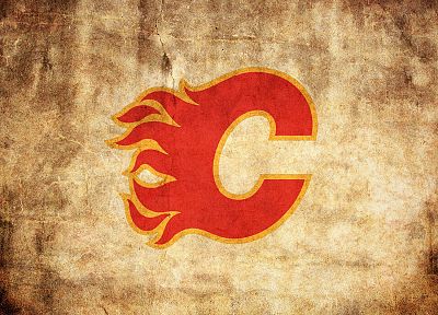 flames, team, Canada, hockey, logos, Calgary Flames - random desktop wallpaper