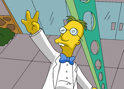 cartoons, The Simpsons, Professor Frink - desktop wallpaper
