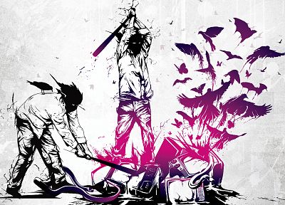 Three Days Grace, artwork, crows, album covers - related desktop wallpaper