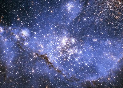 outer space, stars - duplicate desktop wallpaper