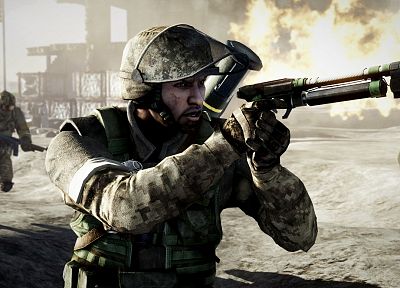 soldiers, video games, Battlefield - desktop wallpaper