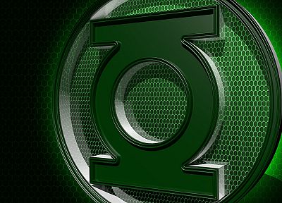 Green Lantern, DC Comics, logos - random desktop wallpaper