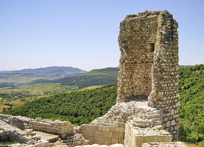 ruins, Bulgaria, Tower Perperik - random desktop wallpaper