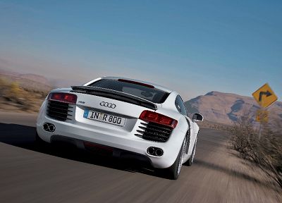 cars, Audi R8, white cars, German cars - related desktop wallpaper