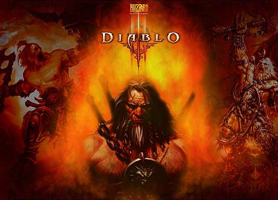 barbarian, Blizzard Entertainment, Diablo III - random desktop wallpaper