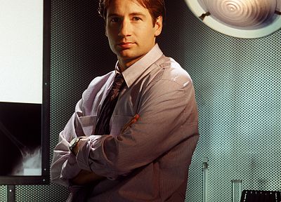 David Duchovny, Fox Mulder, The X-Files - duplicate desktop wallpaper