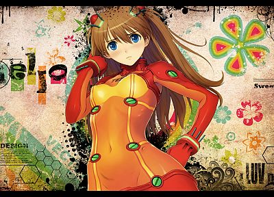 Neon Genesis Evangelion, Asuka Langley Soryu, anime girls - random desktop wallpaper