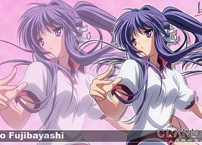 Clannad, gym uniforms, Fujibayashi Kyou - desktop wallpaper