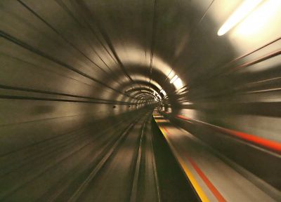 architecture, trains, subway, tunnels, blur, railroad tracks, vehicles - desktop wallpaper