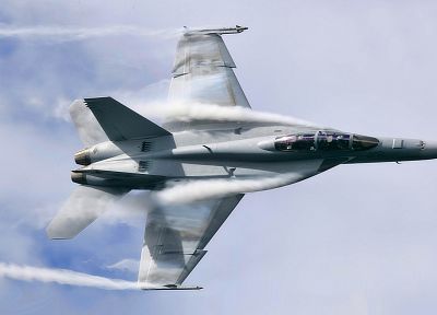 aircraft, military, vehicles, F-18 Hornet, fighter jets - random desktop wallpaper