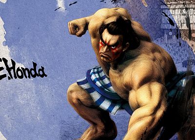 Street Fighter IV, E. Honda - random desktop wallpaper