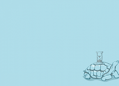 minimalistic, turtles, simple background - related desktop wallpaper