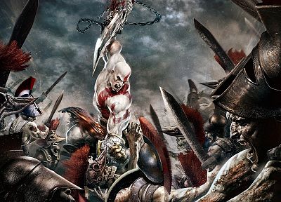 Kratos, God of War - related desktop wallpaper