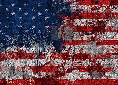 grunge, flags, American Flag - desktop wallpaper