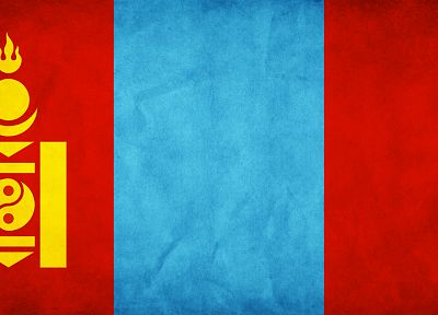 flags, Mongolia - desktop wallpaper