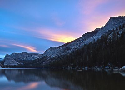sunset, mountains, nature - random desktop wallpaper