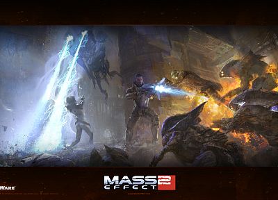 video games, BioWare, Mass Effect 2, Commander Shepard - related desktop wallpaper