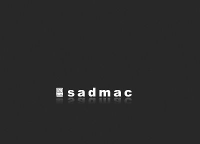 Mac, sad, screen of death, sad mac, red ring of death - random desktop wallpaper