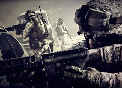 video games, war, weapons, Battlefield 3 - related desktop wallpaper