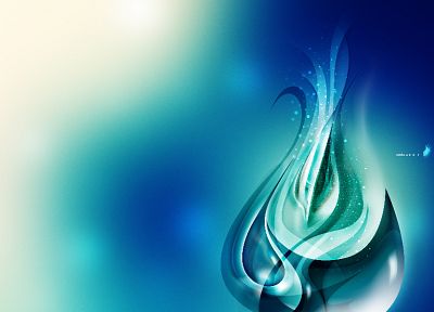 abstract, blue, Spore - desktop wallpaper