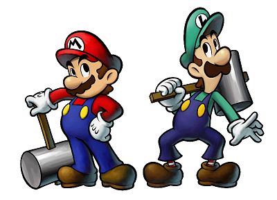 Mario, Luigi - random desktop wallpaper