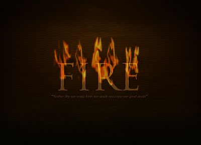 text, fire, quotes, typography - related desktop wallpaper