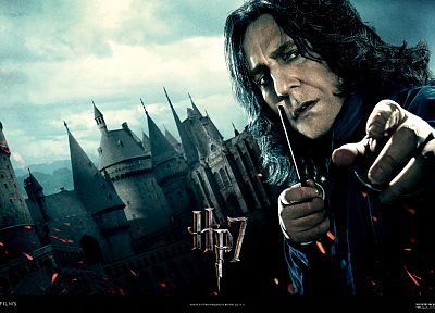 movies, Harry Potter, Harry Potter and the Deathly Hallows, Alan Rickman, Severus Snape - related desktop wallpaper