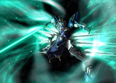 Gundam, Saber, crossovers, Fate series - desktop wallpaper