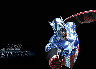 Captain America, Marvel Comics, New Avengers - duplicate desktop wallpaper