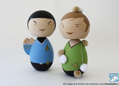 Star Trek, funny, Spock, artwork - duplicate desktop wallpaper