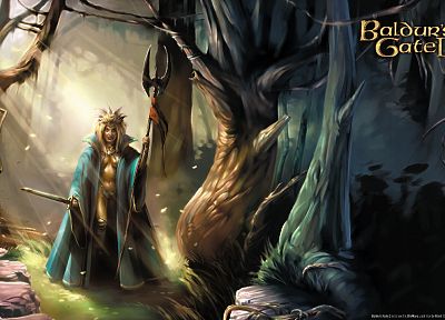 Baldurs Gate, Druid - random desktop wallpaper
