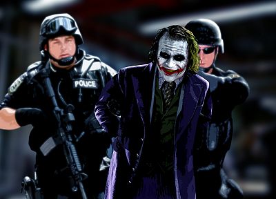 Batman, The Joker, Heath Ledger - random desktop wallpaper