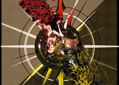 Umineko no Naku Koro ni, Lambdadelta, Ushiromiya Ange, witches - random desktop wallpaper