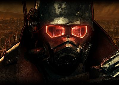 Fallout, post-apocalyptic, Fallout New Vegas, helmets - random desktop wallpaper