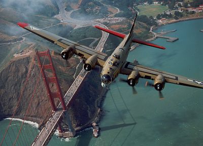 aircraft, bomber, vehicles, B-17 Flying Fortress - desktop wallpaper