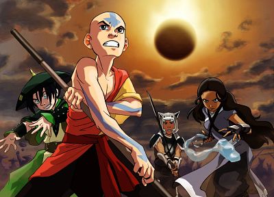 Avatar: The Last Airbender, Toph, Aang, Katara, Sokka - random desktop wallpaper