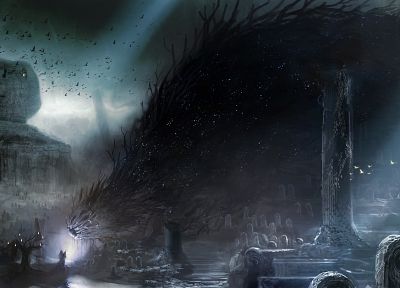 fantasy art, artwork, Demon's Souls - related desktop wallpaper