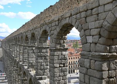 ancient, aqueduct - related desktop wallpaper
