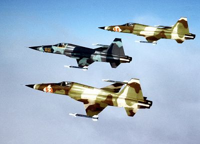 aircraft, military, planes, F-5 Freedom Fighter - random desktop wallpaper
